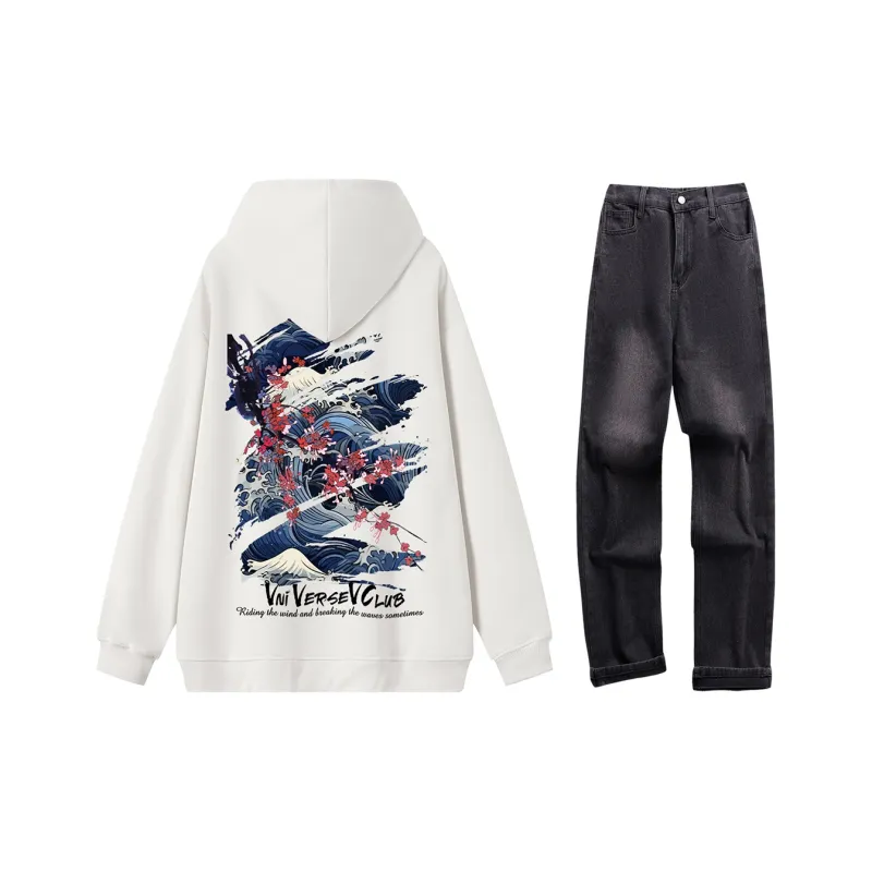 VniVerseVClub Sweatshirt Set Unisex-2