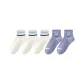 3 White with Three Stripes+2 Purple