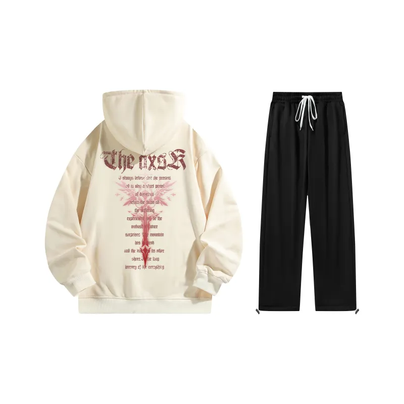 A.X.S.K Sweatshirt Sets Unisex-20