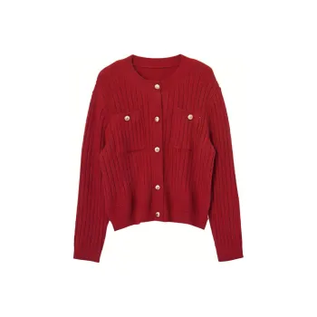 XIANGYING Sweaters Women's Red
