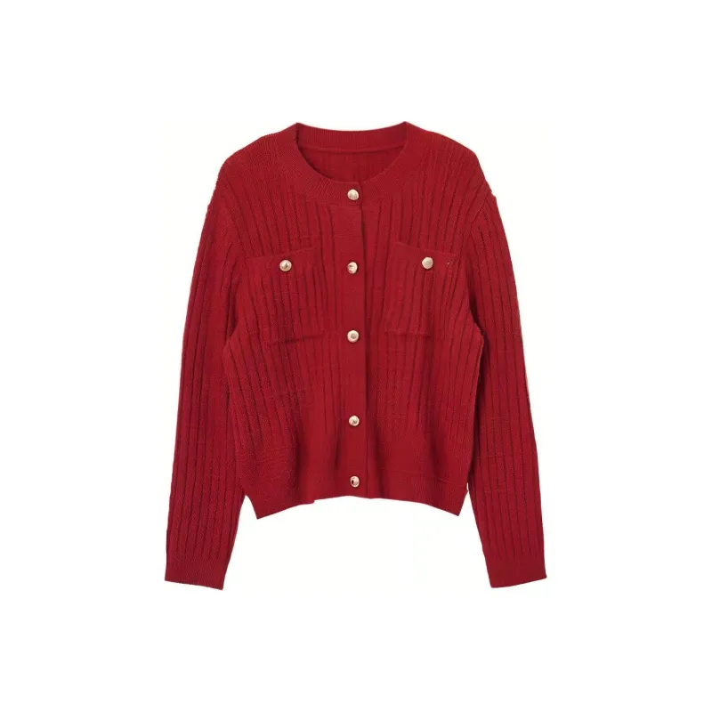 XIANGYING Sweaters Women's Red-0