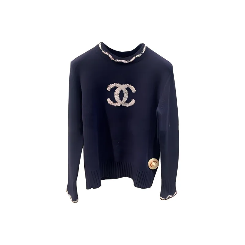 CHANEL SS21 Sweater Women's Dark Blue-0