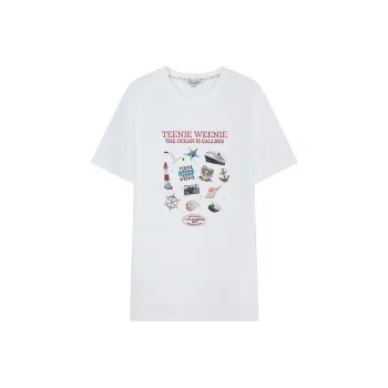 Teenie Weenie T Shirts Women's White