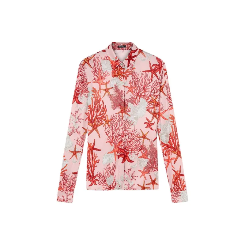 VERSACE Barocco Sea Printed Long-Sleeved Shirt-0