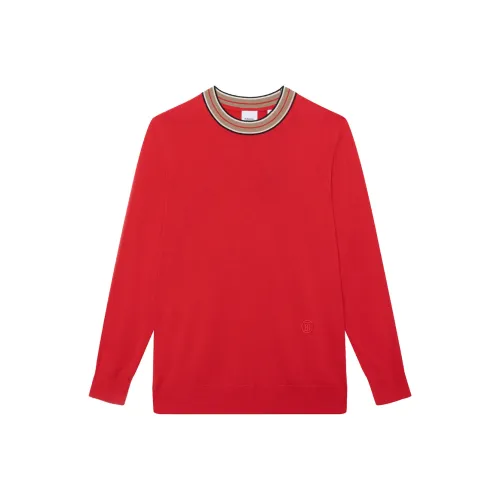 Burberry Cashmere Sweater Women's Bright Red