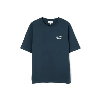 Maison Kitsune Handwriting Logo T shirt