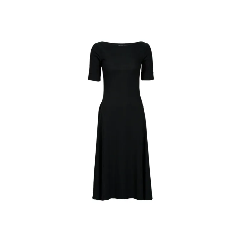 Polo Ralph Lauren Short Sleeved Dress Women's Black-1