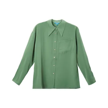 D. MARTINA QUEEN Shirts Women's Emerald Green