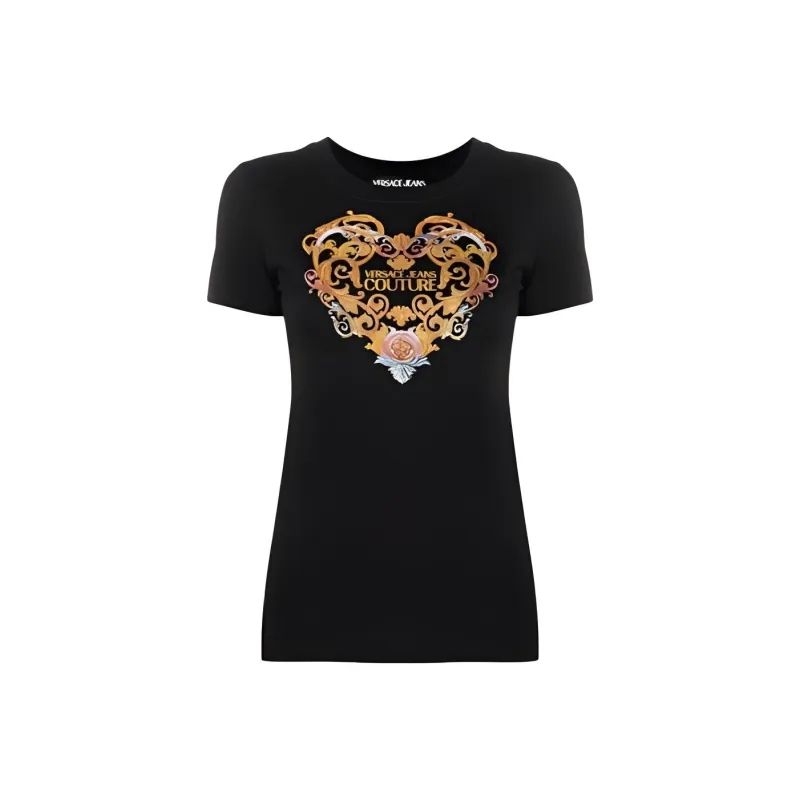 VERSACE JEANS COUTURE T Shirts Women's Black-0