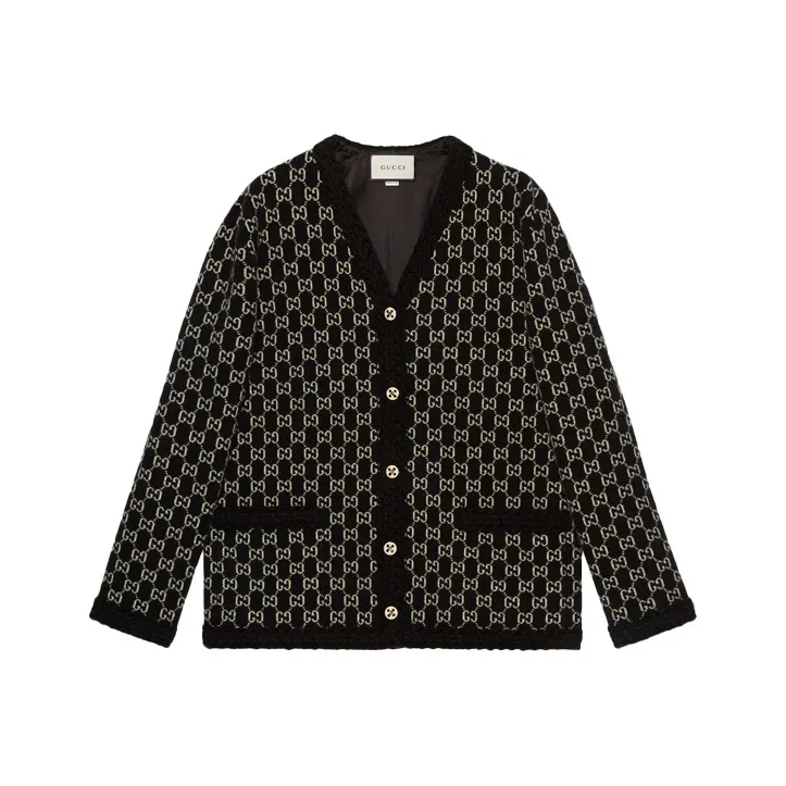 GUCCI GG jacquard Cardi coat-0