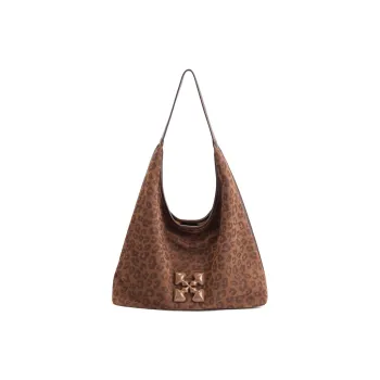 JACD PU One Shoulder Shoulder Bag Tote Bag Shopping Bag Handbag Large Size Women's Night Stalking Panther