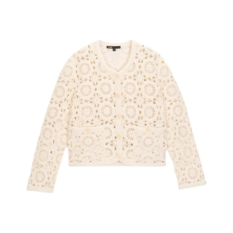 Maje Floral motif Cardigan-0