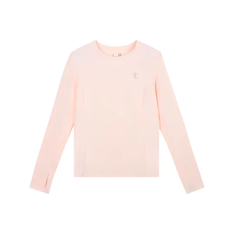 QIAODAN Sports Life Collection T Shirt Women's Crystal Pink-0