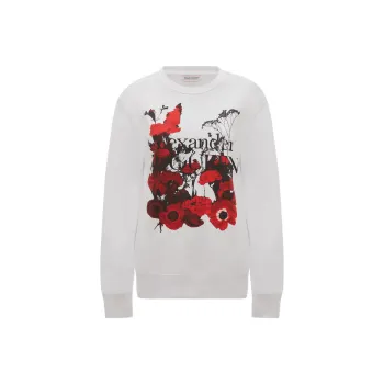 Alexander McQueen Sweatshirts Women's White