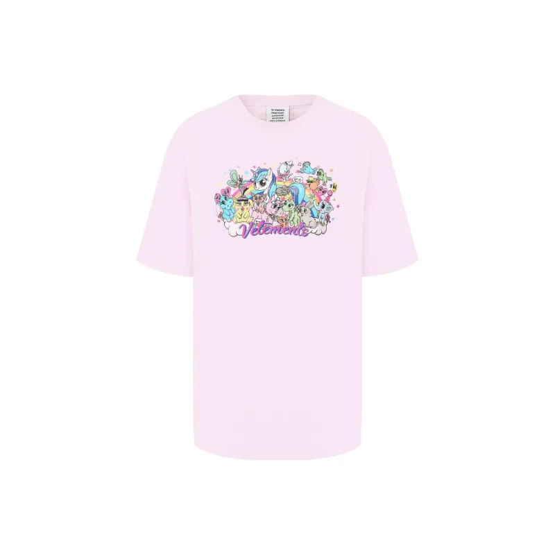 Vetements T-Shirts Women's Pink-0