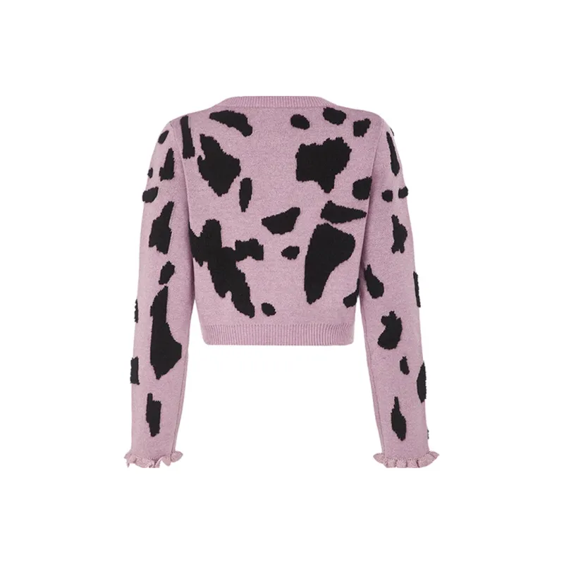 PETIT BARI Dumpty Daily Slim Fit Knitwear Women's Pink-0