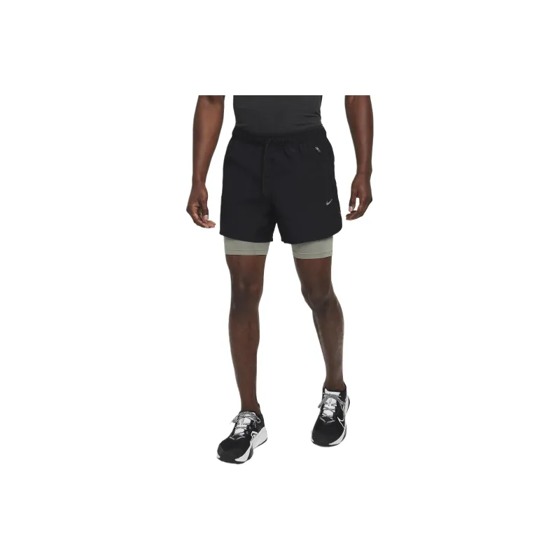 Nike Stride Running Division Men's 5' Dri FIT Water Repellent 2 in 1 Running Shorts-0