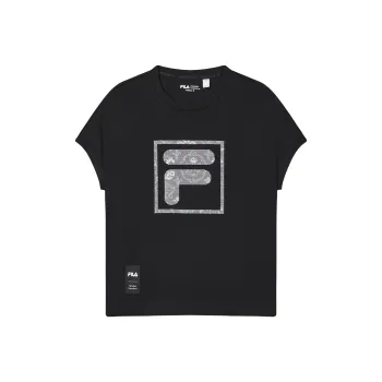 FILA SS24 Set in Sleeve T Shirt Women's Black