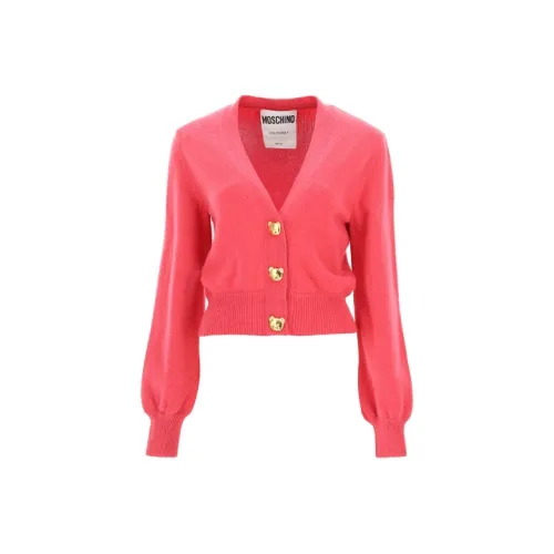 MOSCHINO Cashmere Sweaters Women's Watermelon Red