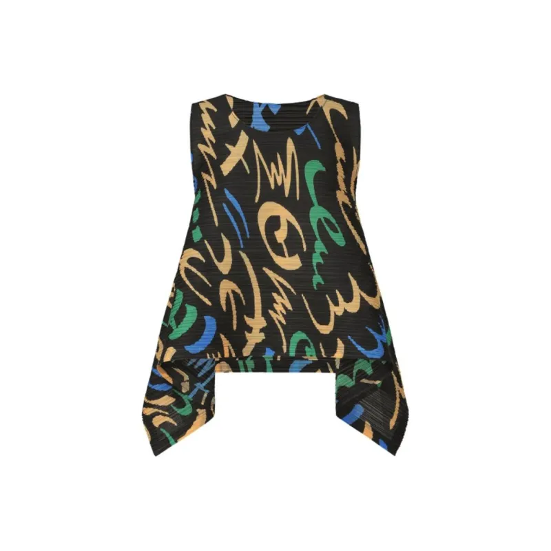 PLEATS PLEASE ISSEY MIYAKE Fizzy Abstract print Blouse-0
