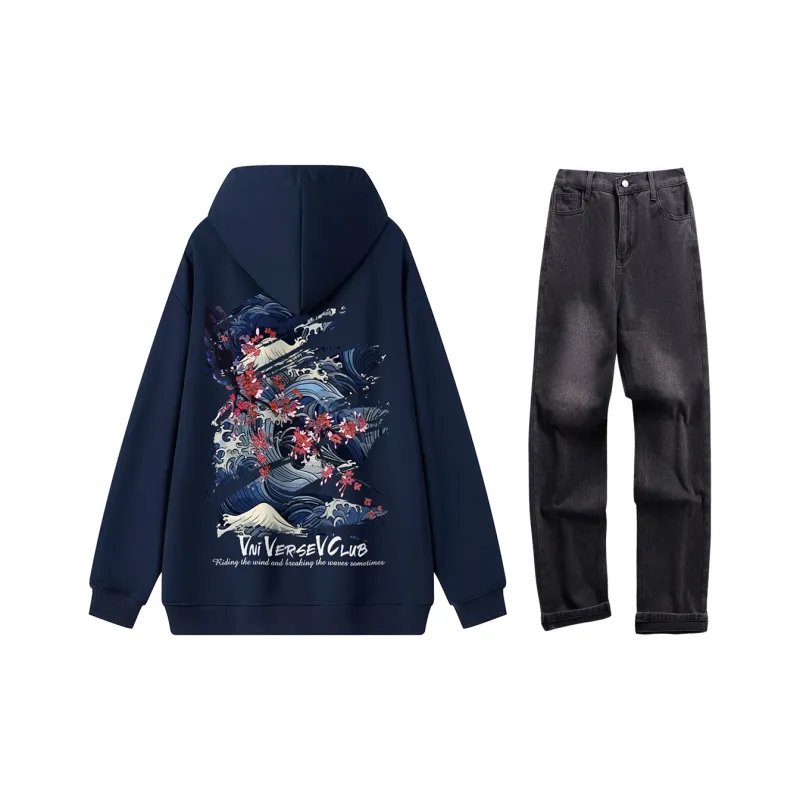 VniVerseVClub Sweatshirt Set Unisex-14
