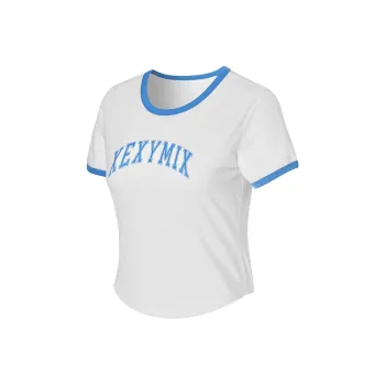 XEXYMIX T Shirt Women's Ivory White