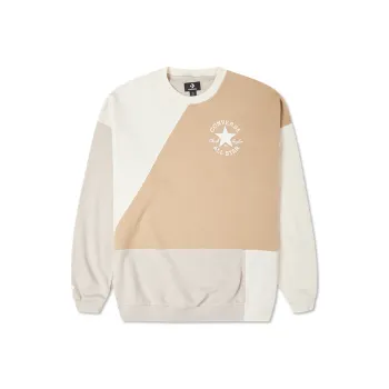 Converse Sweatshirts Women's Khaki Beige Mixed Color