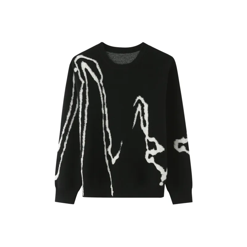 H YXIANG Sweaters Women's Black-0