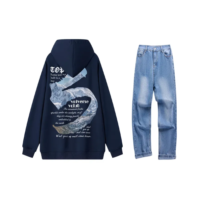 VniVerseVClub Sweatshirt Set Unisex-12