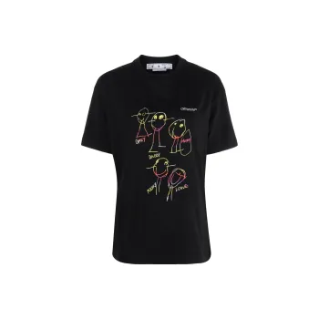 OFF WHITE T Shirts Women's Black