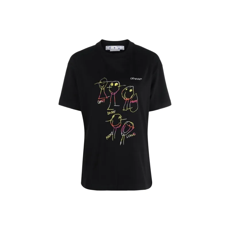 OFF WHITE T Shirts Women's Black-0