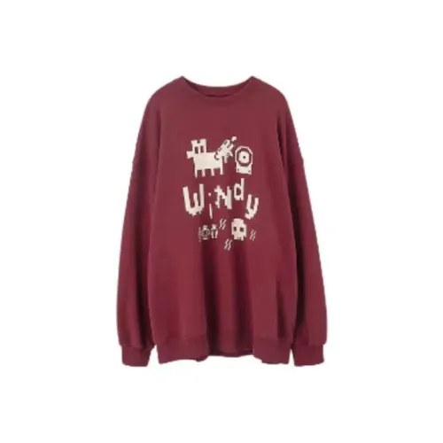 EOEI Sweatshirt Women's Burgundy