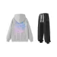 Clothing Set (Gray Sweatshirt+Black Sweatpants)