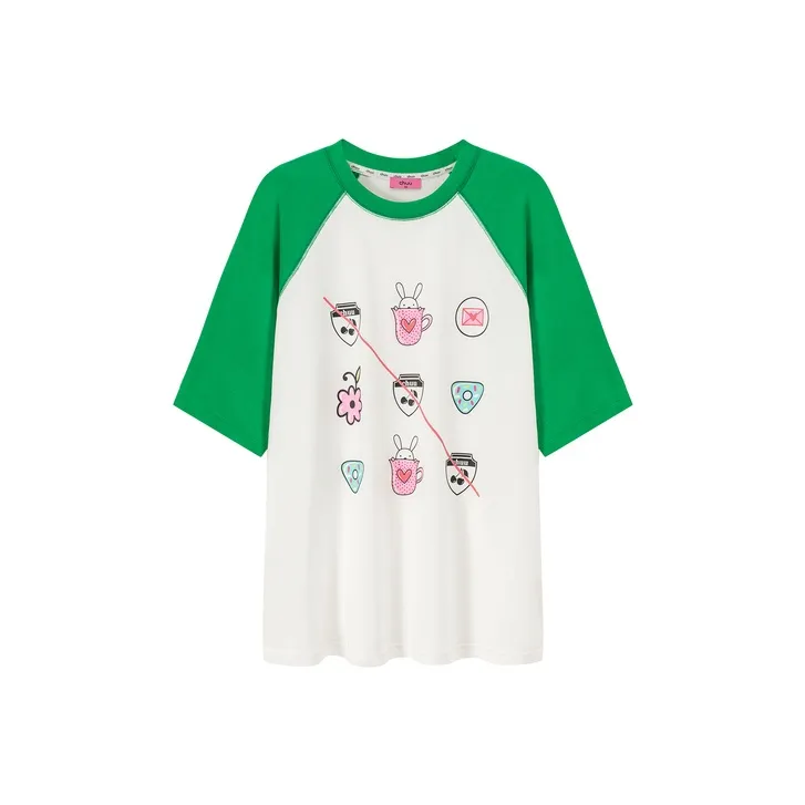 CHUU Raglan Sleeve T Shirt Women's-0
