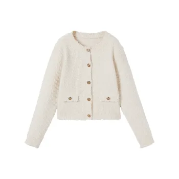 XIANGYING Sweater Women's Beige