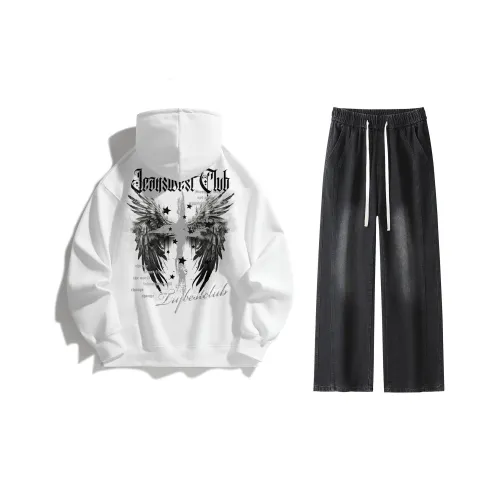 JEANSWEST CLUB 남녀공용 맨투맨 세트