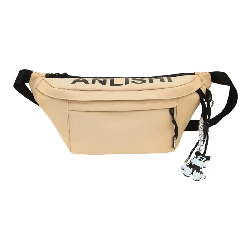 Single Warehouse Nylon Sling Bag Unisex White/Khaki/Gray/Black-6