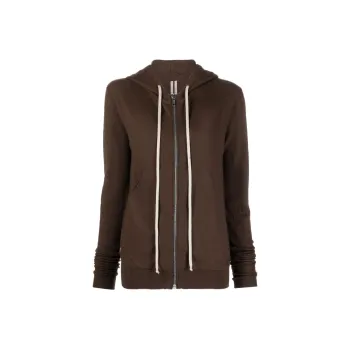 RICK OWENS Zip up Cashmere Hoodie