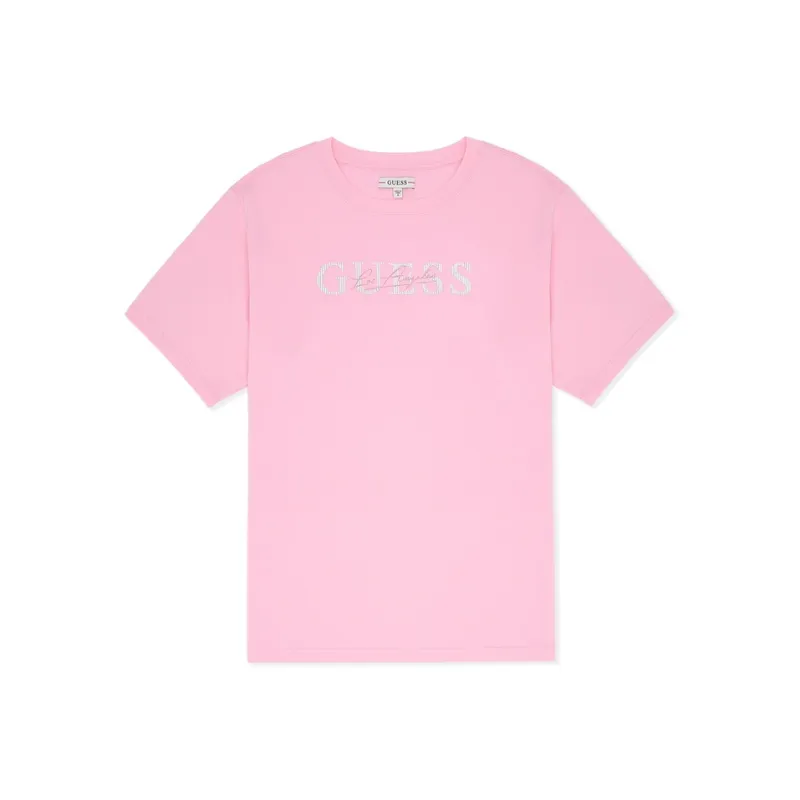 GUESS T-Shirt Women's Bright Rose Pink-0