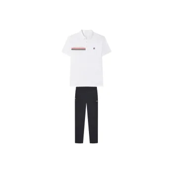 FILA Casual Sportswear Men's Standard White+Legend Blue