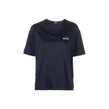 A.P.C T-Shirts Women's Marine Blue