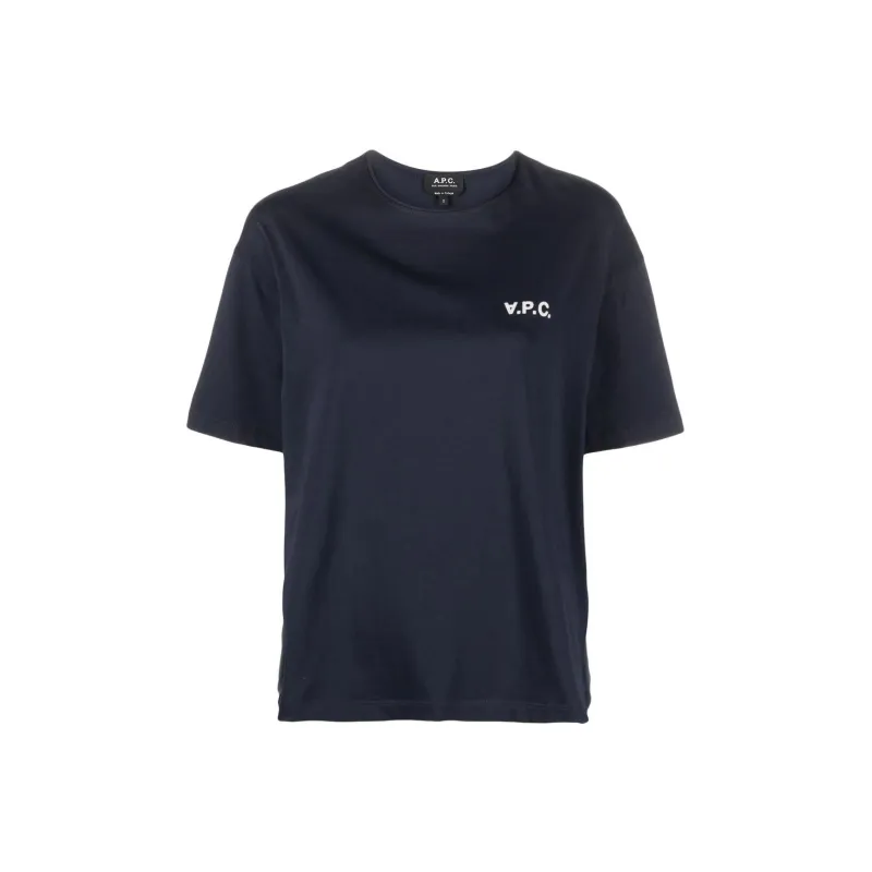 A.P.C T-Shirts Women's Marine Blue-0