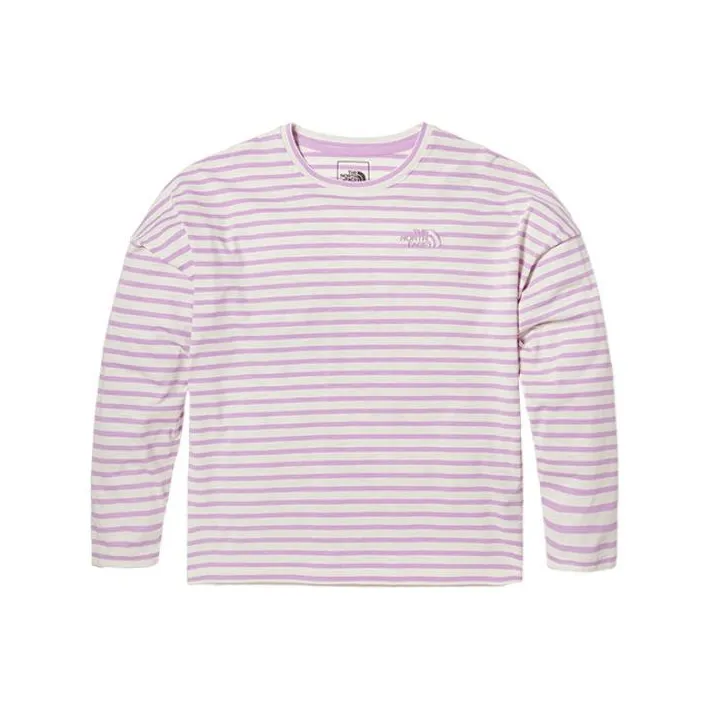 THE NORTH FACE Drop Shoulder Sleeve T Shirt Women's Purple-0