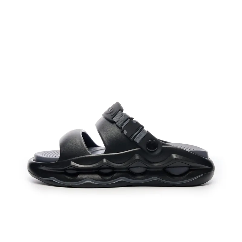 LAZY BONS Beach Sandals Men Black/Blue-0