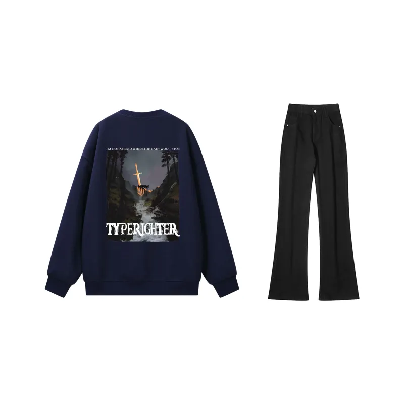 TYPERIGHTER Sweatshirt Set Unisex-6