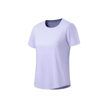 LINING Fitness Series T-Shirts Women's Bad Little Purple