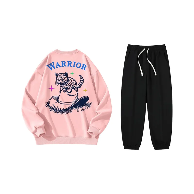 WARRIOR Sweatshirt Sets Unisex-4