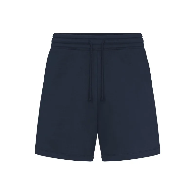 SKIMS SS25 FLEECE LOUNGE MENS RELAXED SHORT Casual Shorts Men's NAVY/Marine Blue-0