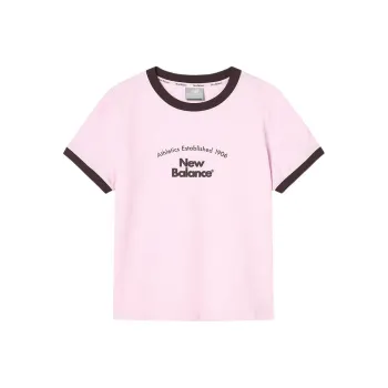 New Balance SLIM FIT1906 T Shirt Women's 25 Pink