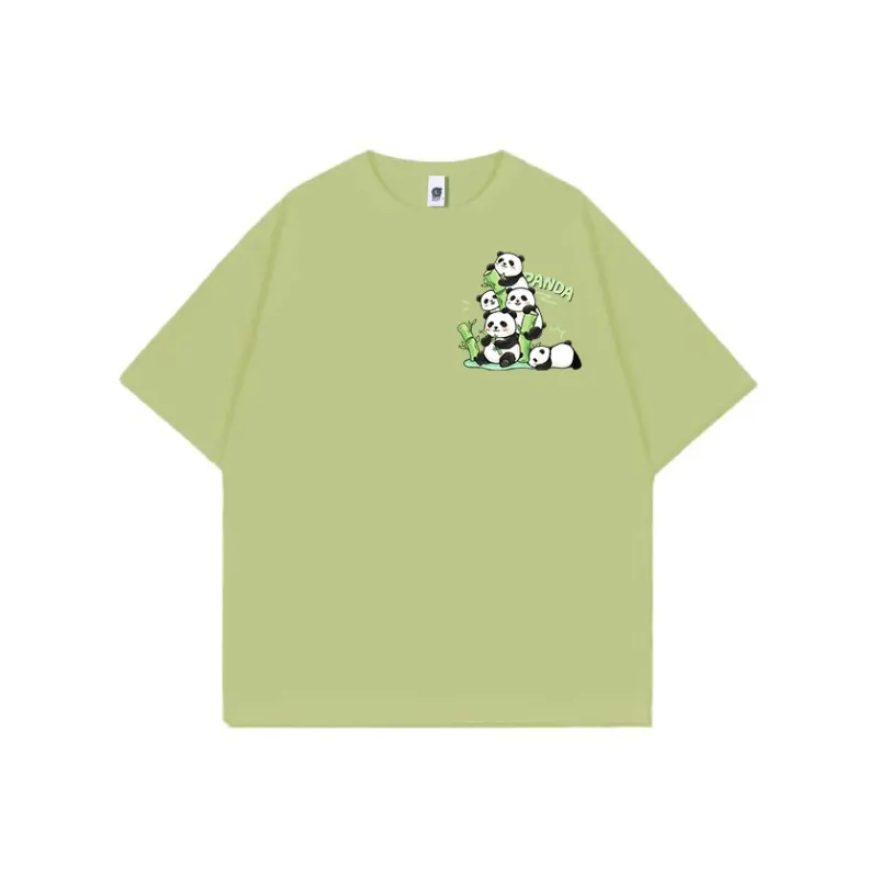 PANDA BASE T Shirts Women's-4